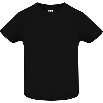 Camiseta de bebé manga corta Negro 12 Meses