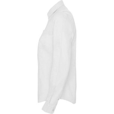 Camisa Oxford Mujer Entallada Manga Larga