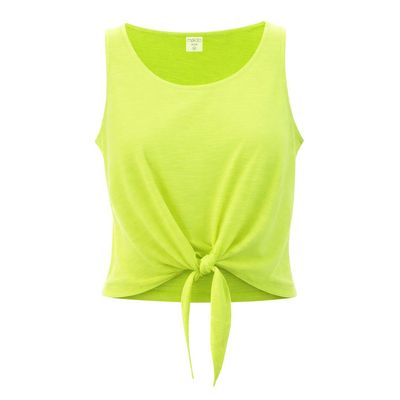 Camiseta Top Fresco de Tirantes con Nudo Fama S