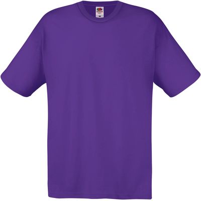 Camiseta niños algodón cuello redondo Purple 7/8 Ans