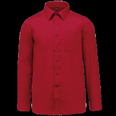 Camisa de polialgodón hombre Classic Red 3Xl