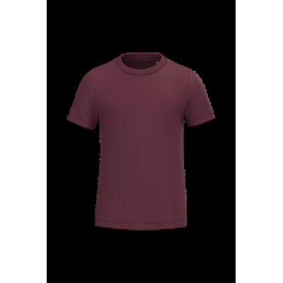 Camiseta Colores lisos 100% algodón Wine 6/8 Ans