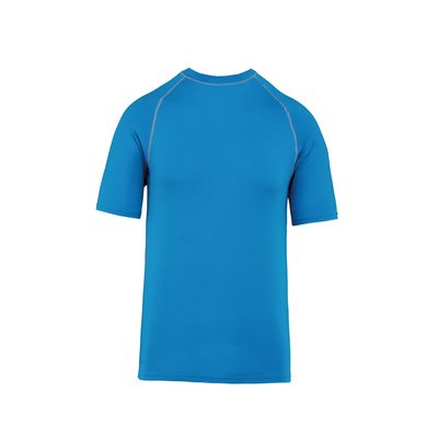 Camiseta surf protección UV niño Aqua Blue 12/14 Ans