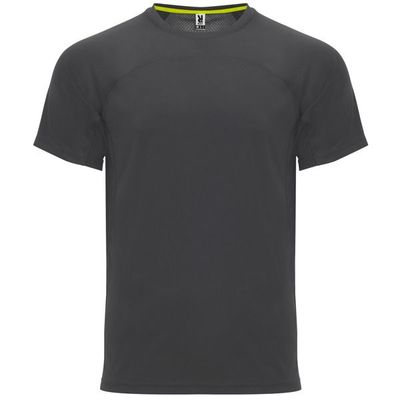 Camiseta Técnica Unisex Manga Ranglán Plomo Oscuro Xs