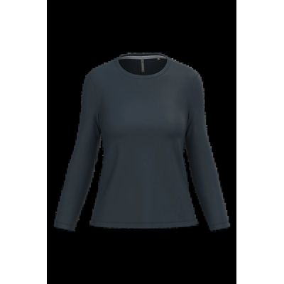 Camiseta algodón de manga larga mujer Navy M