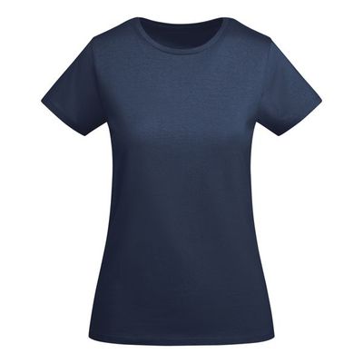 Camiseta entallada mujer algodón orgánico Marino 2Xl