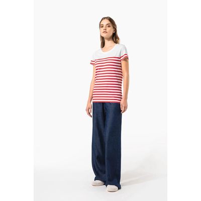 Camiseta marinera Corte recto