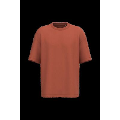 Camiseta oversize algodón orgánico Burnt Brick Xxl