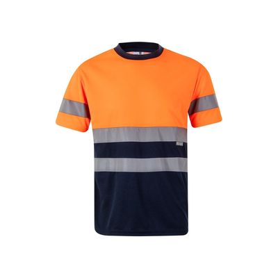 Camiseta técnica con bandas reflectantes