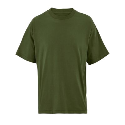 Camiseta oversize de algodón reciclado Army L