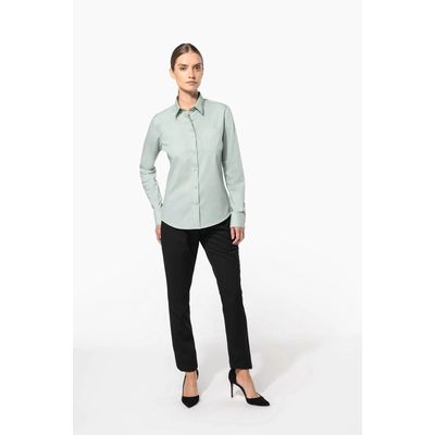 Camisa popelina polialgodón mujer
