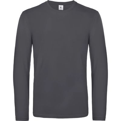 Camiseta manga larga hombre algodón Dark Grey M