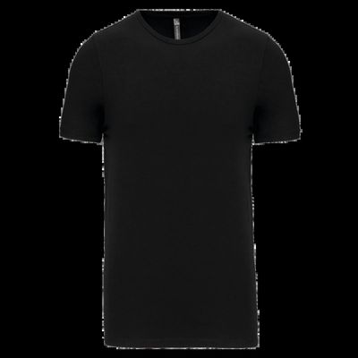 Camiseta entallada hombre Black Xxl