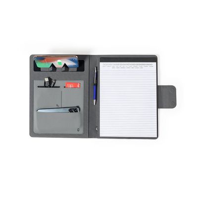 Carpeta RPET con Cargador Inalámbrico