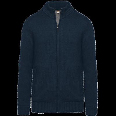 Cárdigan con forro polar hombre Navy Xxl