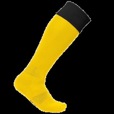 Calcetines deportivos antideslizantes Sporty Yellow / Black 35/38 Eu