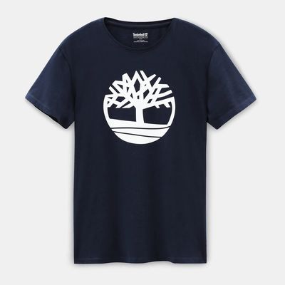 Camiseta con Logo de árbol Dark Sapphire M