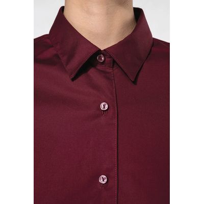 Camisa entallado manga larga mujer