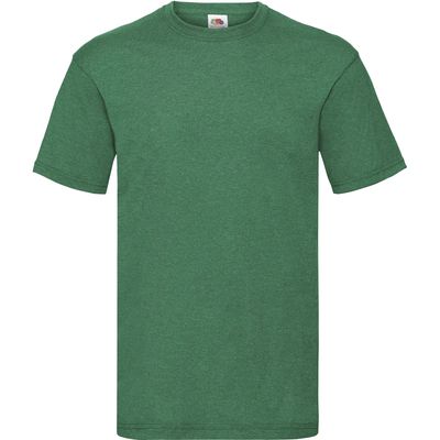 Camiseta hombre algodón cuello redondo Retro Heather Green S