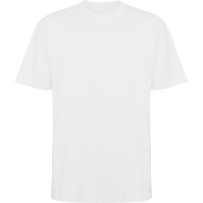 Camiseta oversize de manga corta Blanco Xs