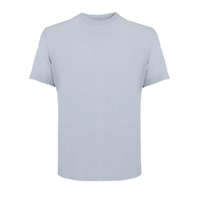 Camiseta unisex de algodón peinado Azul Claro 4Xl