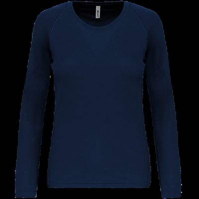 Camiseta de deporte manga larga poliéster Sporty Navy S