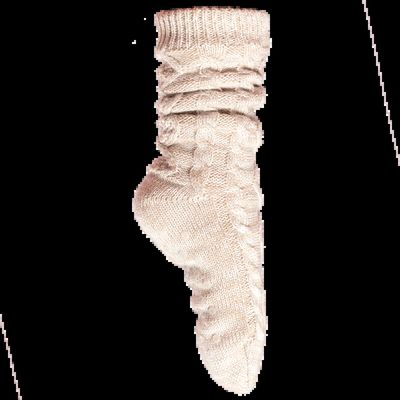 Calcetines con forro borreguito antideslizantes Angora Melange