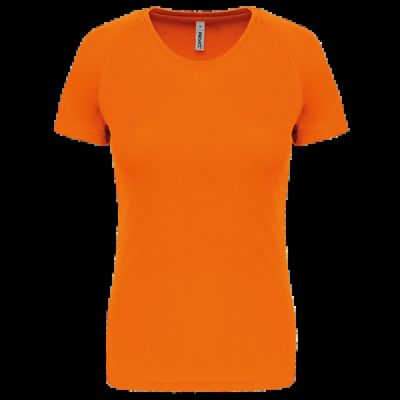 Camiseta de deporte mujer poliéster Fluorescent Orange S