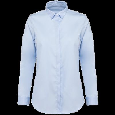 Camisa sarga manga larga chica Essential Light Blue L
