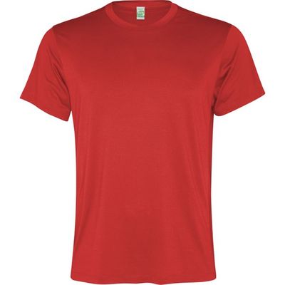 Camiseta técnica de poliéster reciclado Rojo M