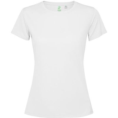 Camiseta técnica entallada para mujer Blanco S