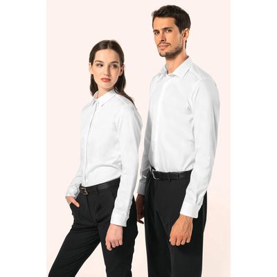 Camisa sarga manga larga