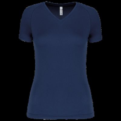 Camiseta de deporte mujer cuello de pico Sporty Navy M