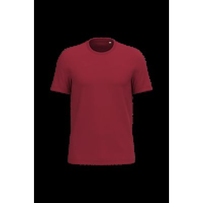 Camiseta algodón orgánico ajustado Hibiscus Red S