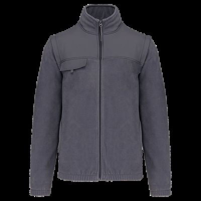 Cazadora de polar con mangas extraíbles Convoy Grey M
