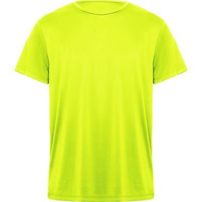 Camiseta Transpirable Manga Corta Amarillo Fluor S