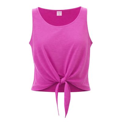 Camiseta Top Fresco de Tirantes con Nudo Ffuc M