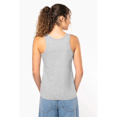 Camiseta 100% algodón de tirantes mujer