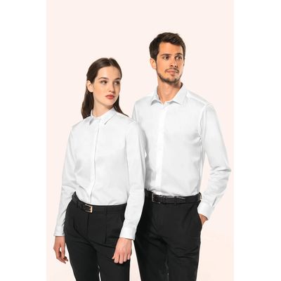 Camisa sarga manga larga