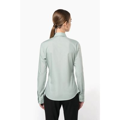 Camisa popelina polialgodón mujer