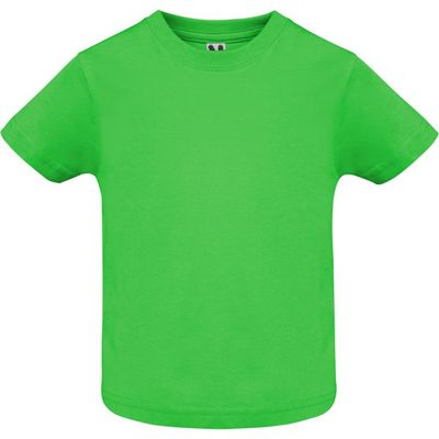Camiseta de bebé manga corta Verde Oasis 12 Meses