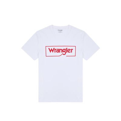 Camiseta algodón con logo Wrangler White S