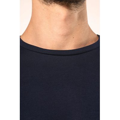 Camiseta algodón cuello redondo manga larga