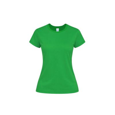 Camiseta Algodón Mujer Colores S a XXL Ver L