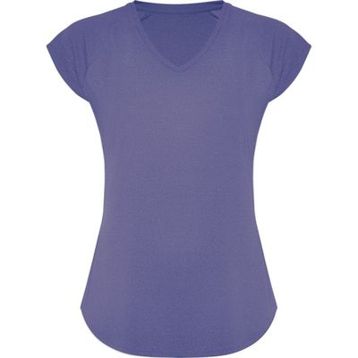 Camiseta Técnica Mujer Ajustada Bajo en V
