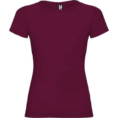 Camiseta de manga corta entallada Borgoña 3Xl