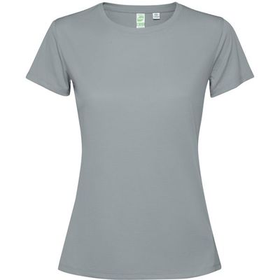 Camiseta técnica entallada para mujer Gris 2Xl