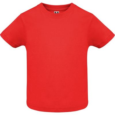 Camiseta de bebé manga corta Rojo 2 Años