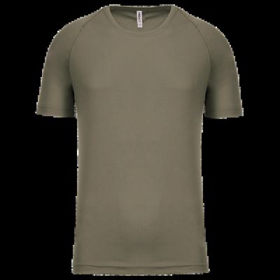Camiseta de deporte hombre poliéster Light Army Green 3Xl