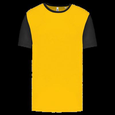 Camiseta bicolor infantil Sporty Yellow / Black 8/10 Ans